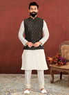 Vastra Swarg Party Wear Wholesale Kurta Pajama With Jacket Collection